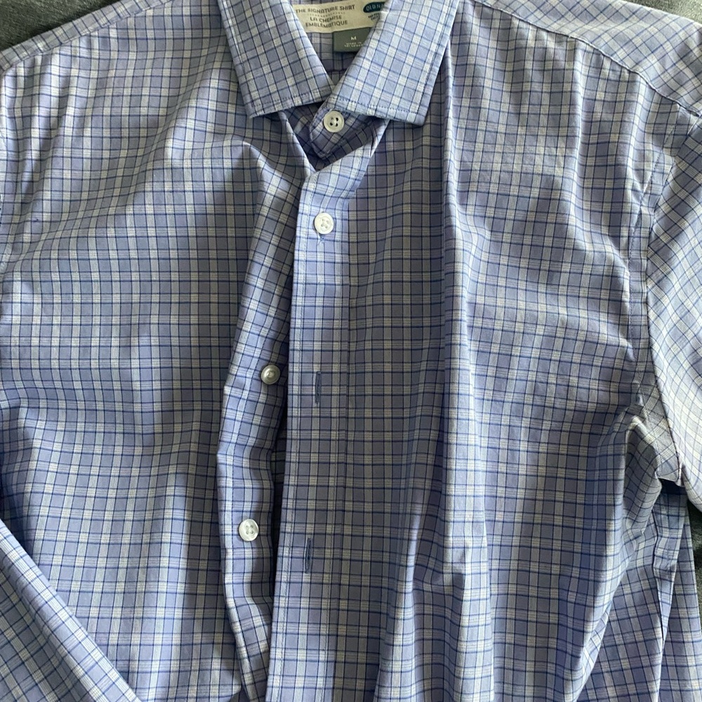 Men's Blue Checkered Shirt
